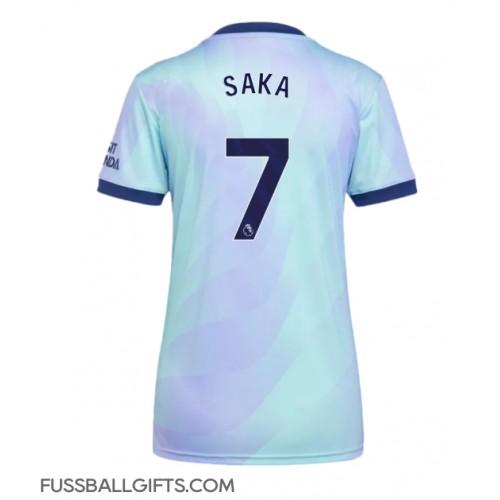 Arsenal Bukayo Saka #7 Fußballbekleidung 3rd trikot Damen 2024-25 Kurzarm